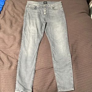 Hudson jeans, gray skinny